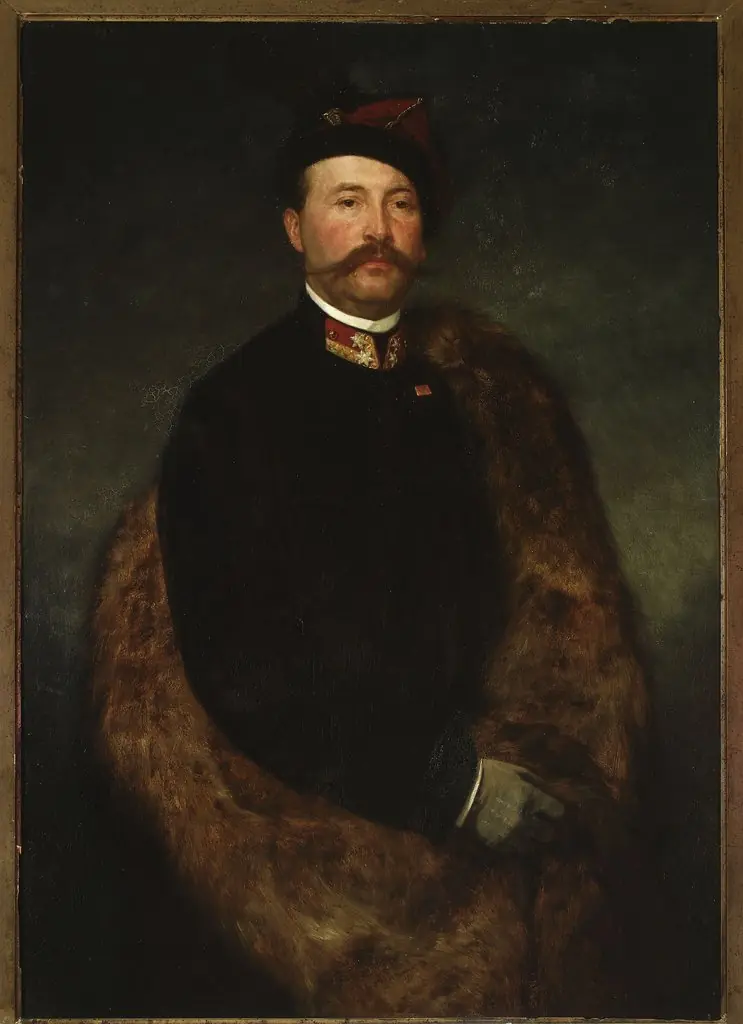 Portrait of Maksymilian Rodakowski, artist’s brother, by Henryk Rodakowski