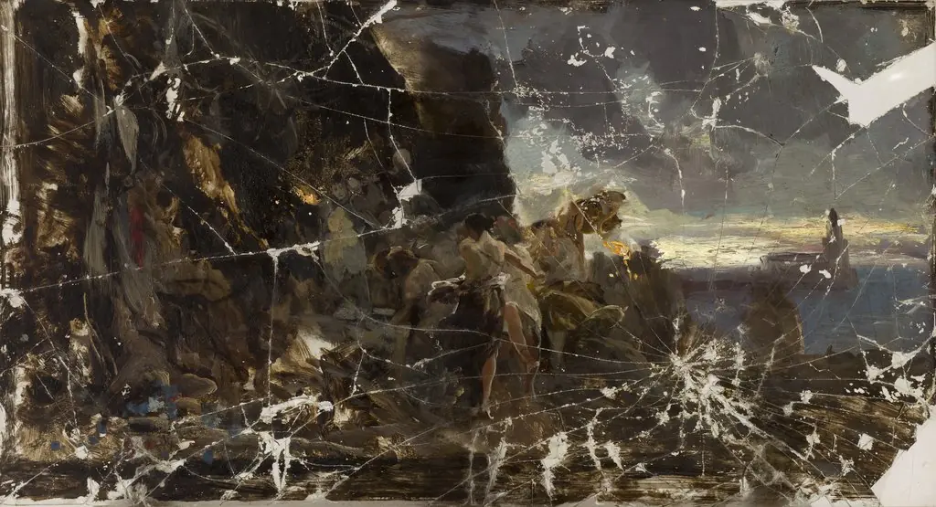Capri in the Reign of Tiberius – Sketch to the Painting, by Henryk Siemiradzki