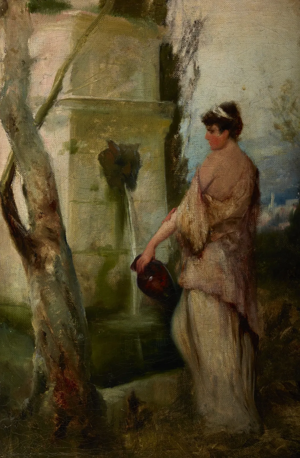 Girl at the Well, by Henryk Siemiradzki, oil, 1895