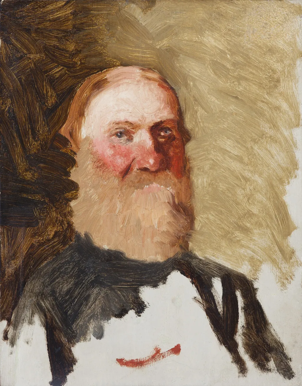 Head of a Bearded Man, by Henryk Siemiradzki, oil, 1894