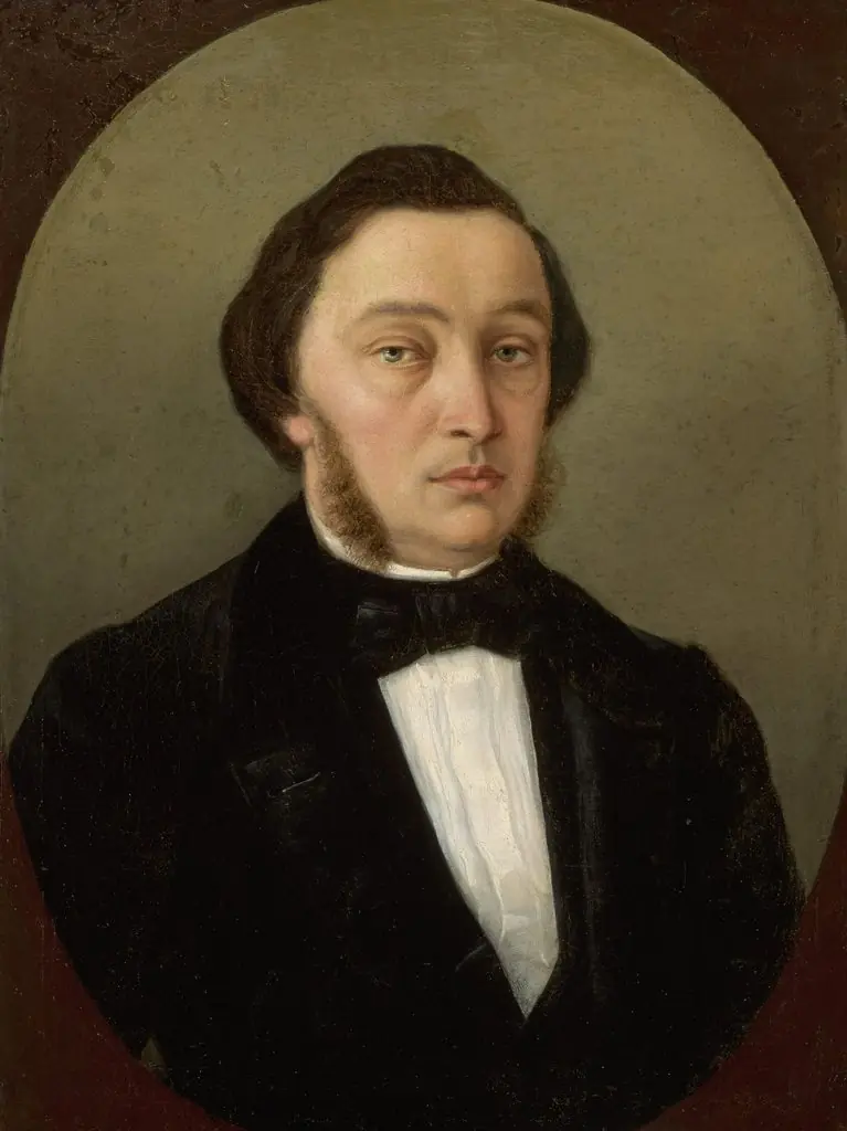 Portrait of a man with side-whiskers, by Henryk Siemiradzki