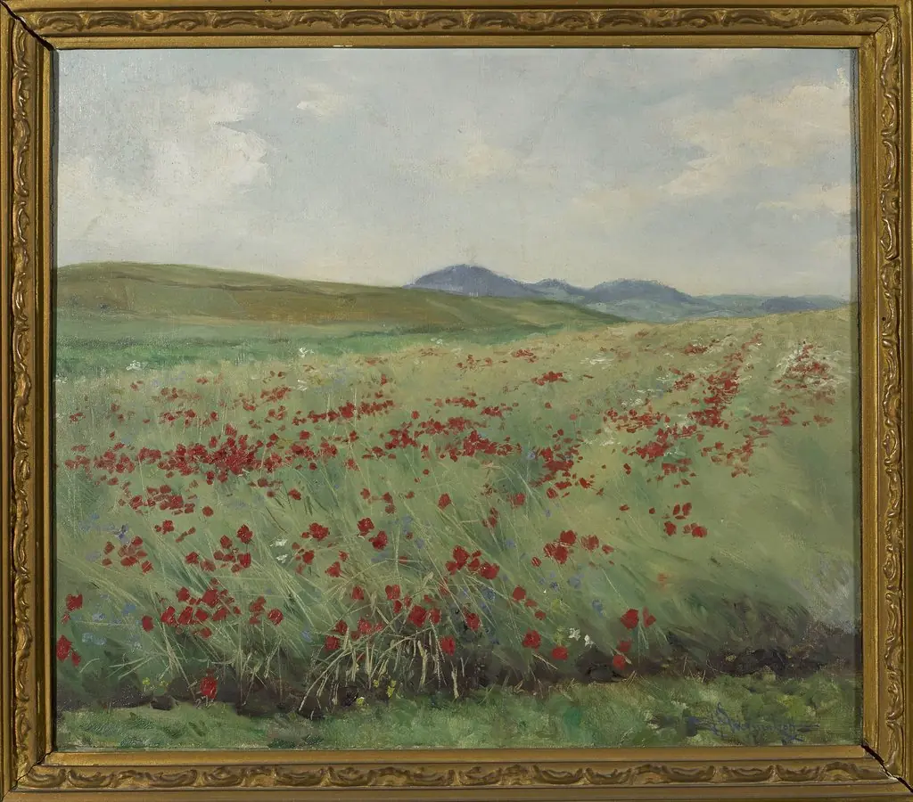 Field of poppies, by Henryk Weyssenhoff