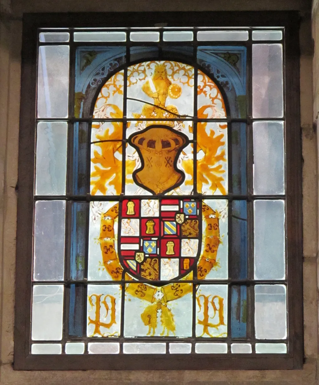 Heraldic Panel with Arms of the House of Hapsburg, unspecified, 1504