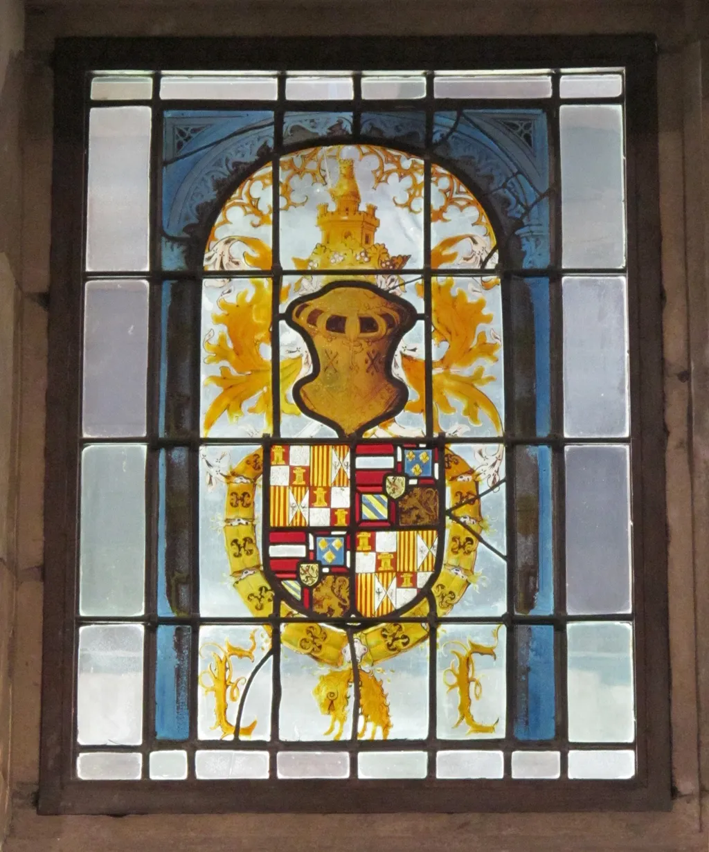 Heraldic Panel with Arms of the House of Hapsburg, unspecified, 1504