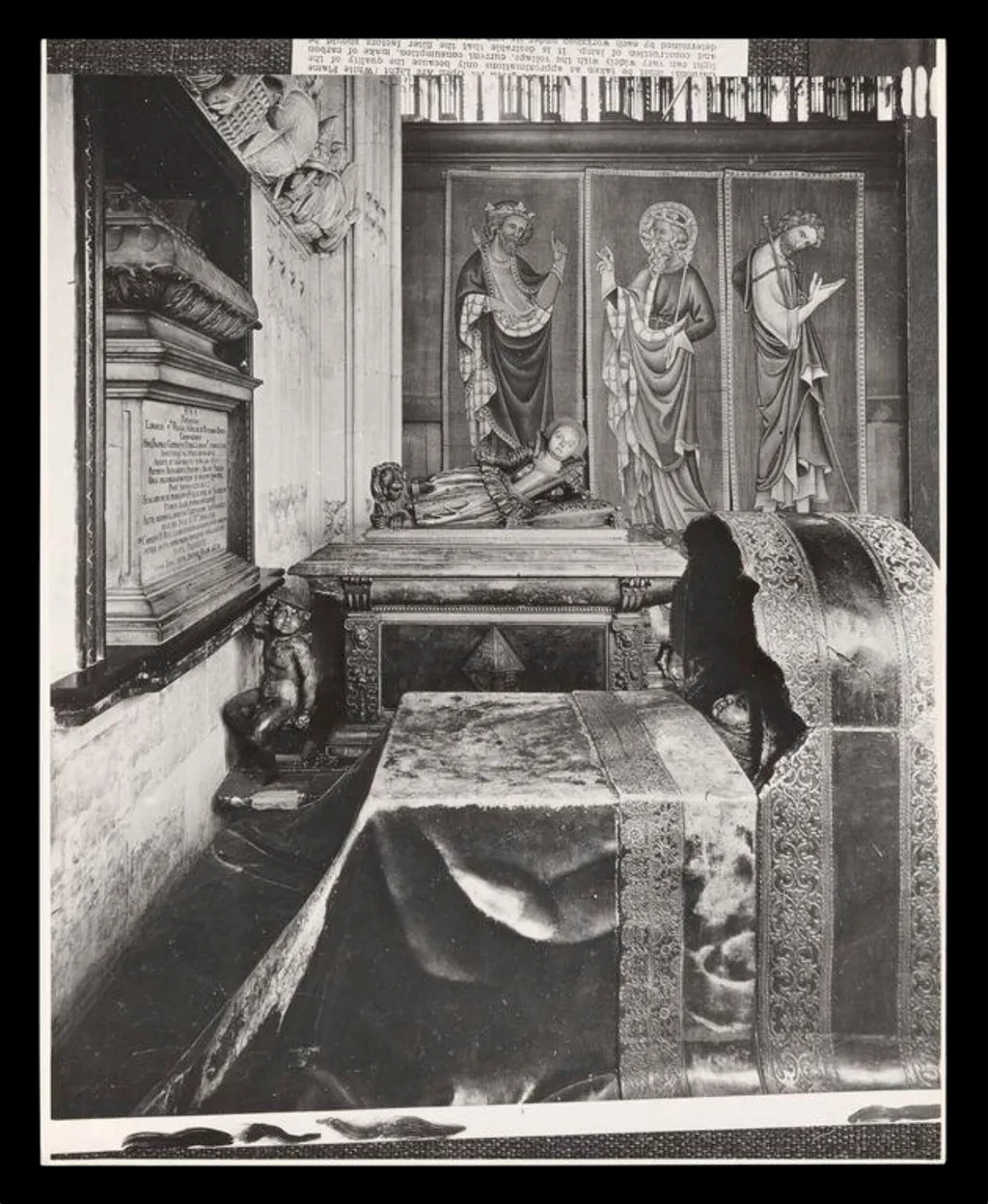 Church Interior with Sculptures, by Herbert Felton, photographic, 1950