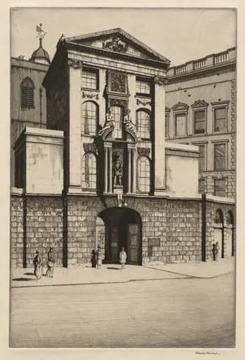 Henry VIII Gateway, by Herbert Gordon Warlow