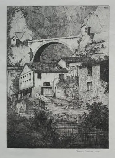 Pont St. Louis, Manton, by Herbert Gordon Warlow