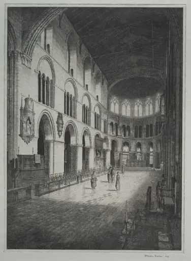 St. Bartholomew's Church, Interior, by Herbert Gordon Warlow