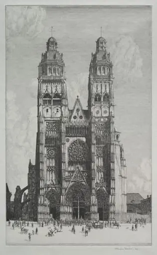St. Gatiens, Tours, by Herbert Gordon Warlow