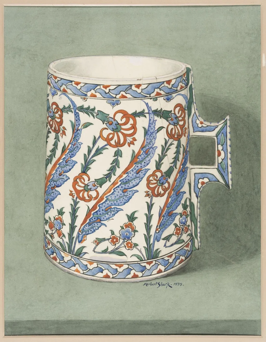 Untitled, by Herbert Sharp, watercolor, 1899