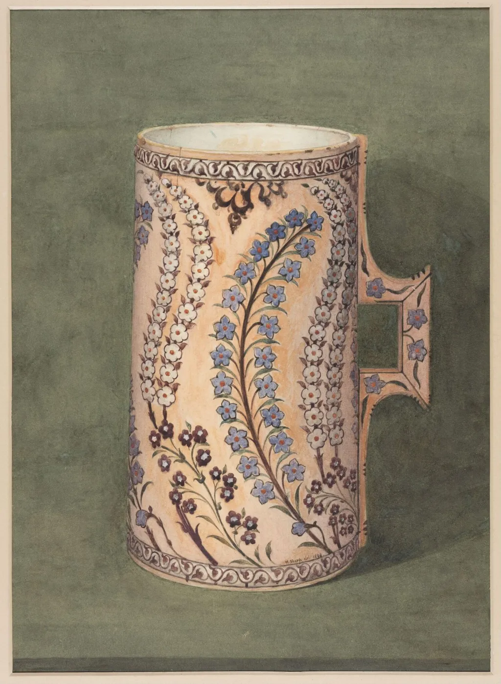 Untitled, by Herbert Sharp, watercolor, 1898