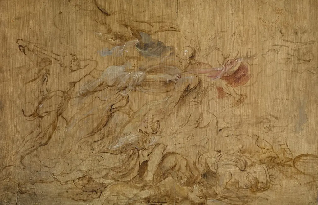 Hercules and Minerva expelling Mars