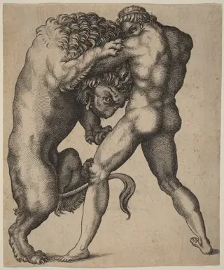 Hercules and the Nemean Lion