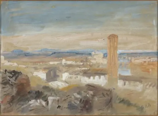 A Campanile among Ruins, by Hercules Brabazon Brabazon
