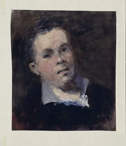Head of a Man, by Hercules Brabazon Brabazon
