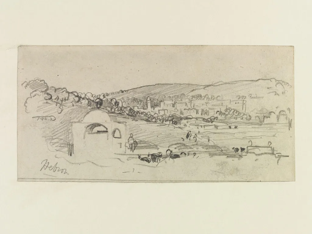 Hebron, by Hercules Brabazon Brabazon, watercolor, 1860