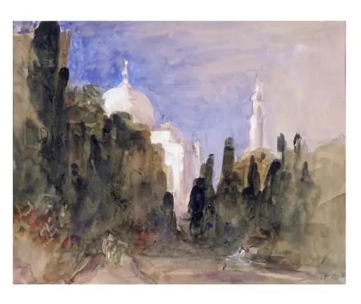 The Gardens of the Taj Mahal, by Hercules Brabazon Brabazon