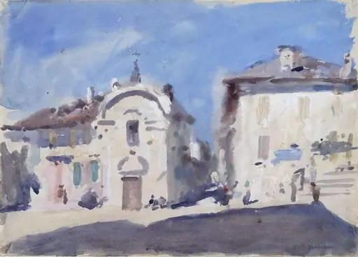 White Houses, Varennes, by Hercules Brabazon Brabazon