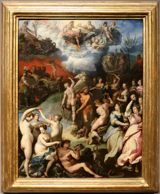 Hercules Musagetes and the gods of Olympus