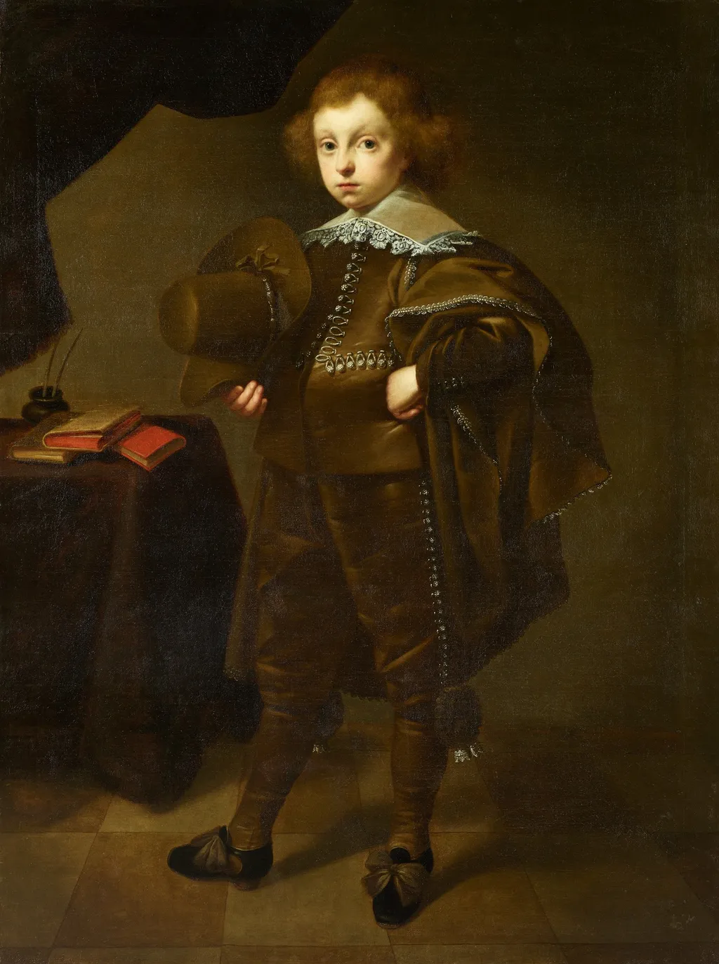 Portrait of a Boy, by Hercules Sanders, paint, 1635