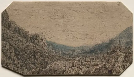 Enclosed Valley, by Hercules Segers