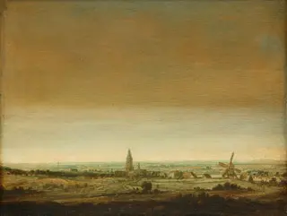 Landscape with City on a River