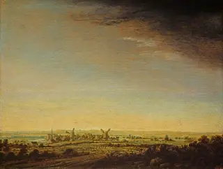 View of Wageningen, by Hercules Seghers