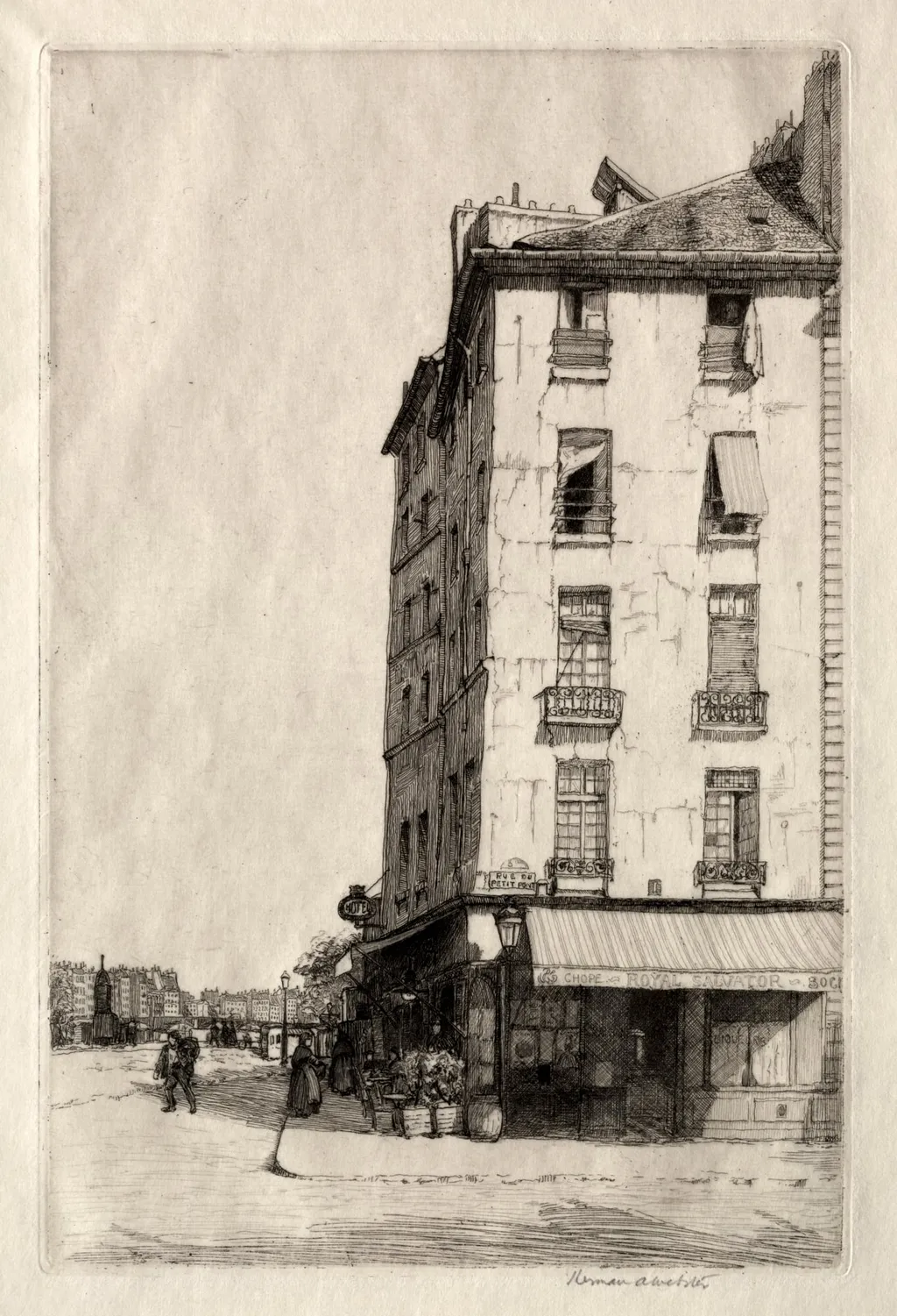 Quay Montebello, by Herman Armour Webster, 1928