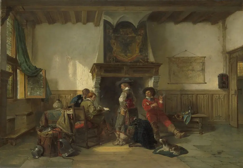 Soldiers in a Guardsroom, by Herman Frederik Carel ten Kate