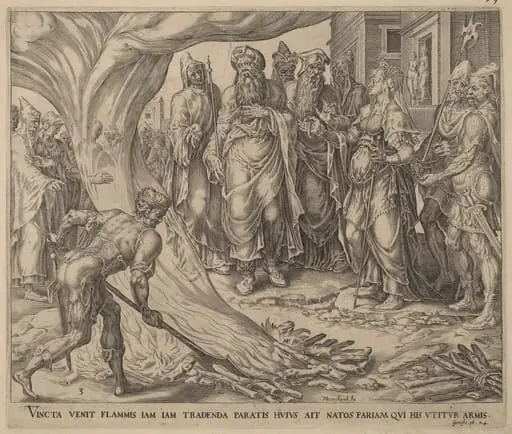 Tamar Brought to Execution, by Herman Jansz Muller