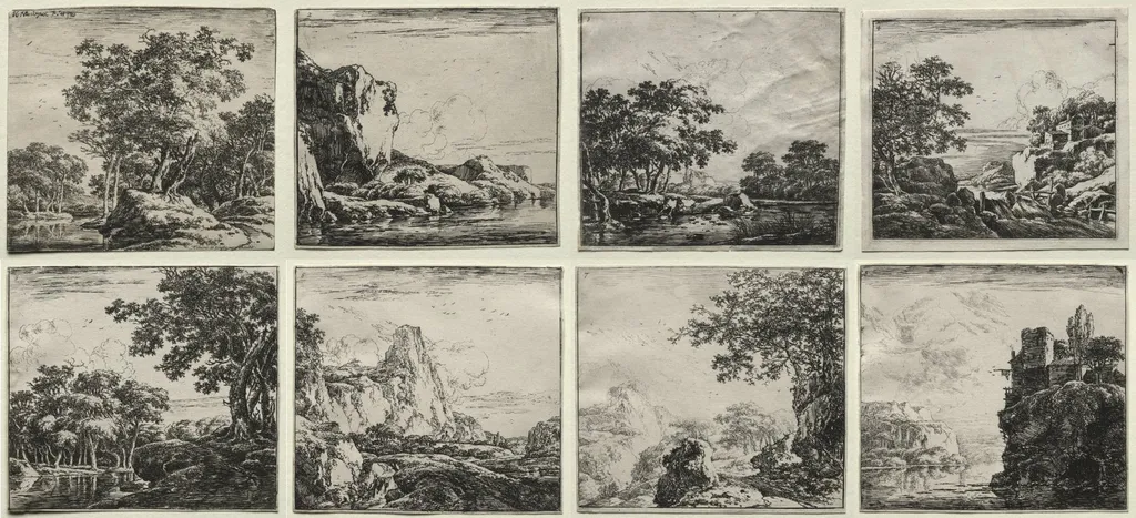 Etchings by Herman Naiwincx, by Herman Naiwinx, 1646