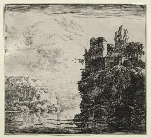 The River between the Rocks, by Herman Naiwinx