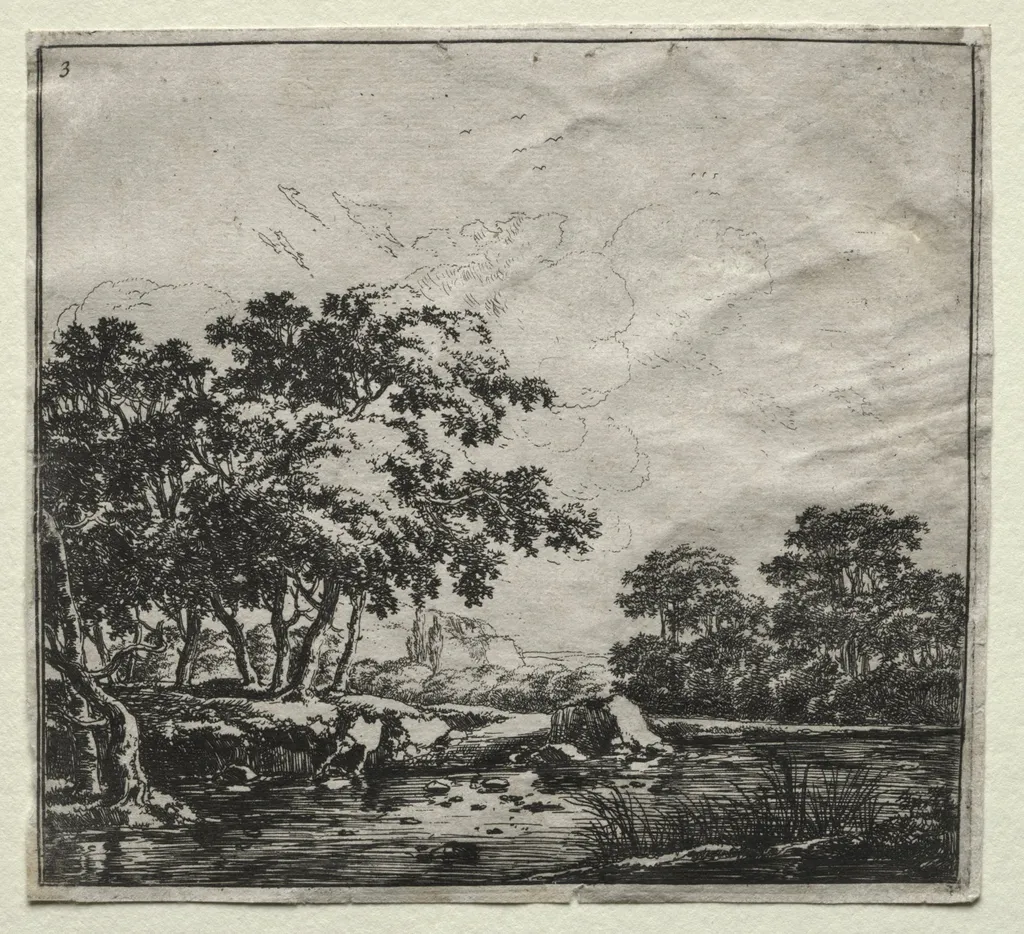 The River near the Woods, by Herman Naiwinx, 1646