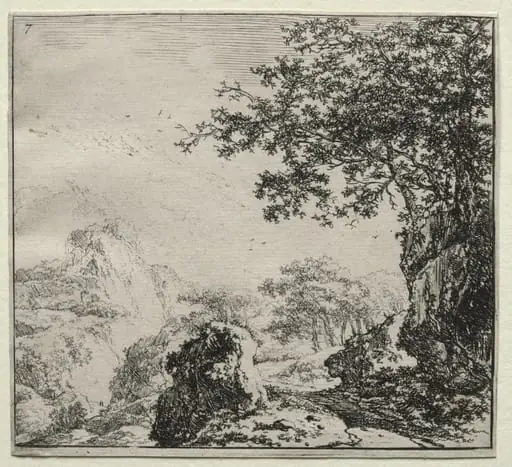 The Road near the Rocks, by Herman Naiwinx