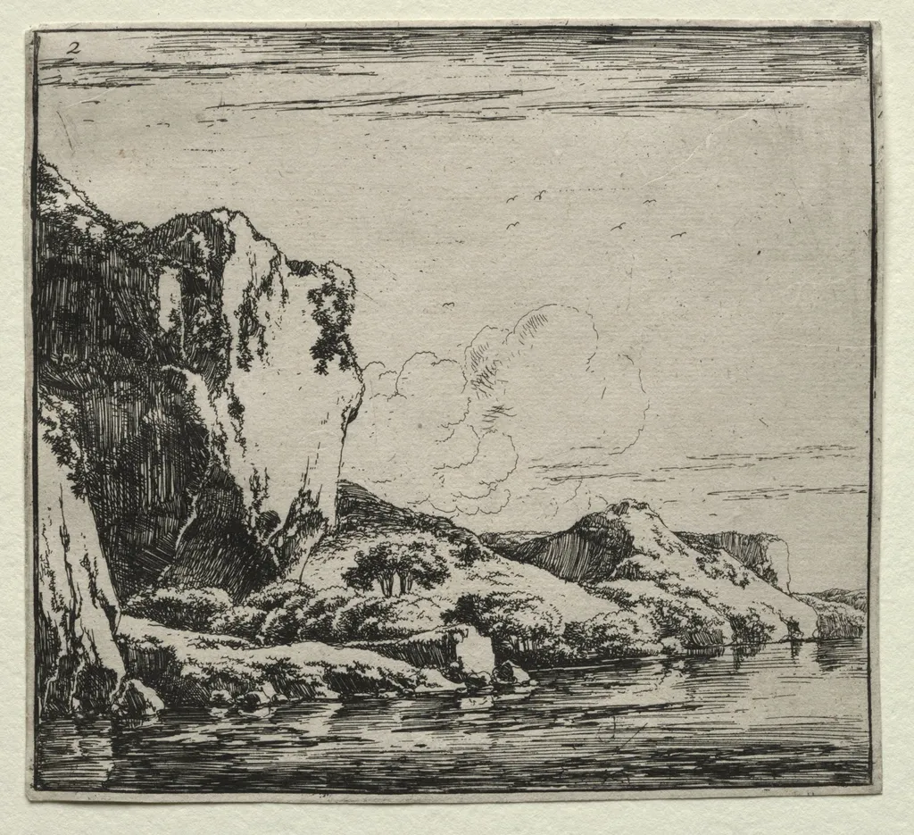 The Rock at the Border of a Large River, by Herman Naiwinx, 1646