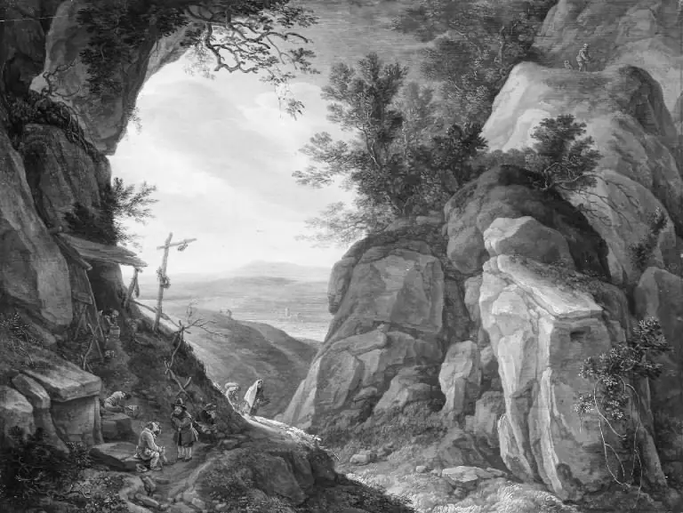 Rocky Landscape, by Herman Saftleven