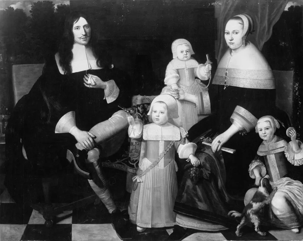 Family Portrait, by Herman van Aldewereld, oil, 1664