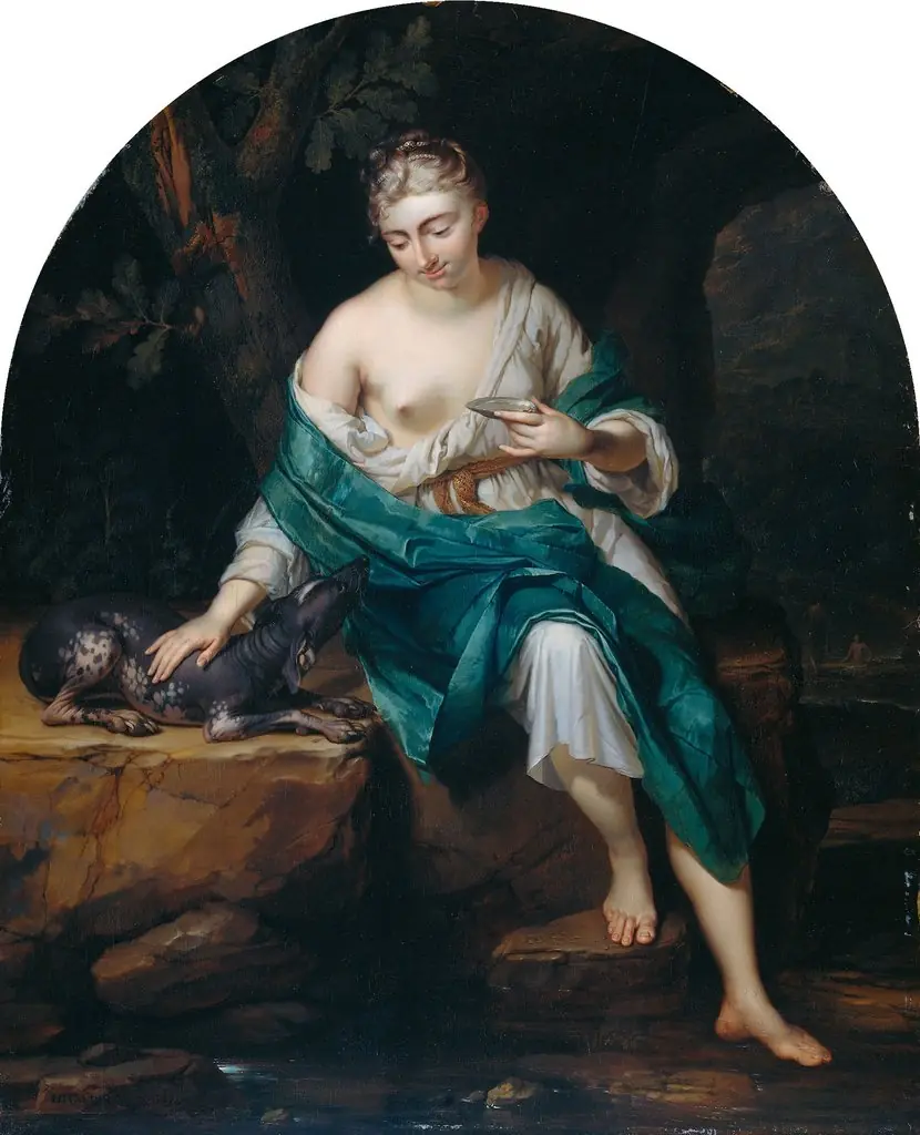 A Woman with a Dog, by Herman van der Mijn