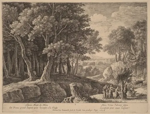 Birth of Adonis, by Herman van Swanevelt