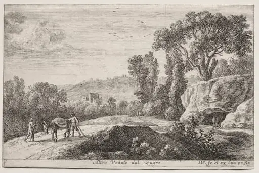 Diverse Views in and around Rome: Second View of Zugro (Altro Veduto dal Zugro), by Herman van Swanevelt