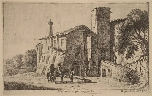 Inn at the Prima Porta, by Herman van Swanevelt
