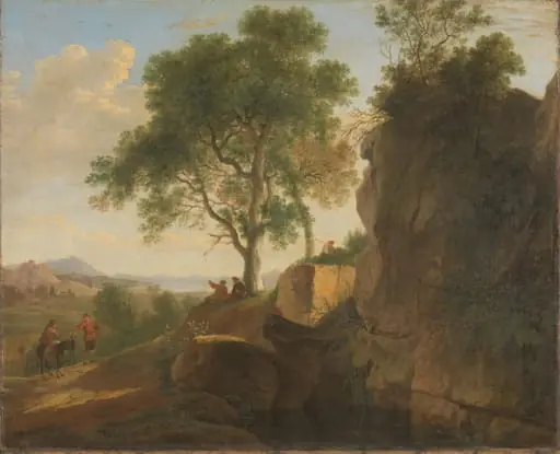 Italian landscape, by Herman van Swanevelt