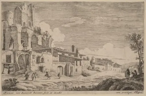 Landscape with an Artist Sketching