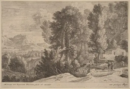 Landscape with Laundresses, by Herman van Swanevelt