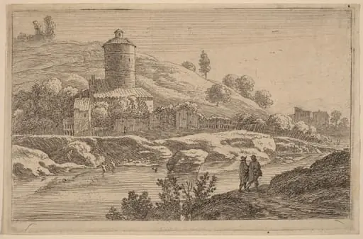 Round Tower near the Tiber, by Herman van Swanevelt