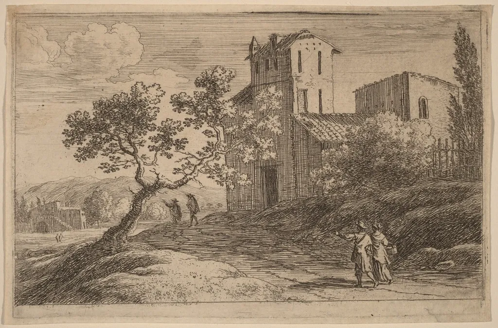 The Bent Tree, by Herman van Swanevelt, ink, 1628