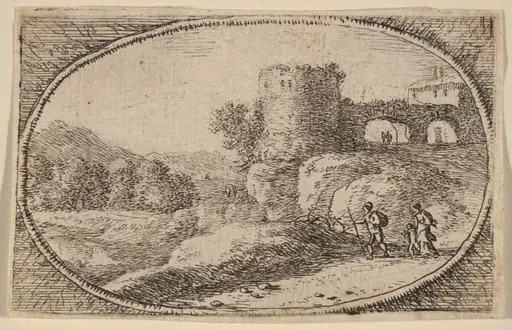 The Large Round Tower, by Herman van Swanevelt