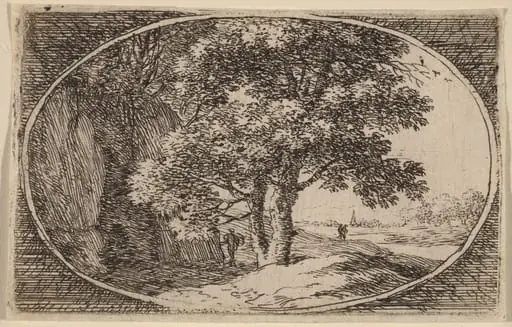 The Tree with a Double Trunk, by Herman van Swanevelt