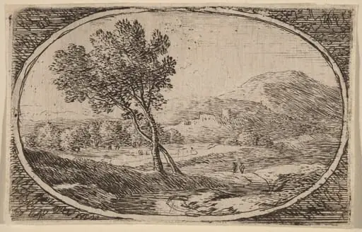 Two Trees with Crossed Trunks, by Herman van Swanevelt