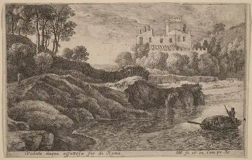 View of the Aqua Acetosa, by Herman van Swanevelt